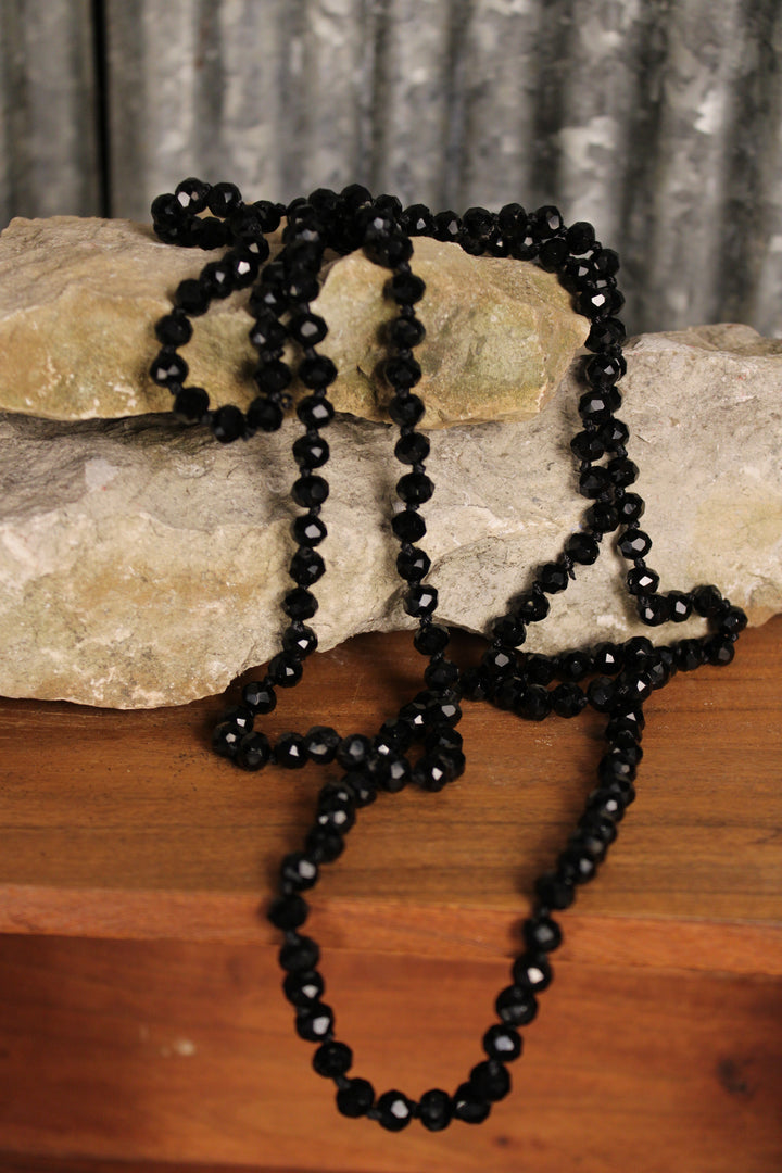 Sparkle And Shine Onyx Necklace