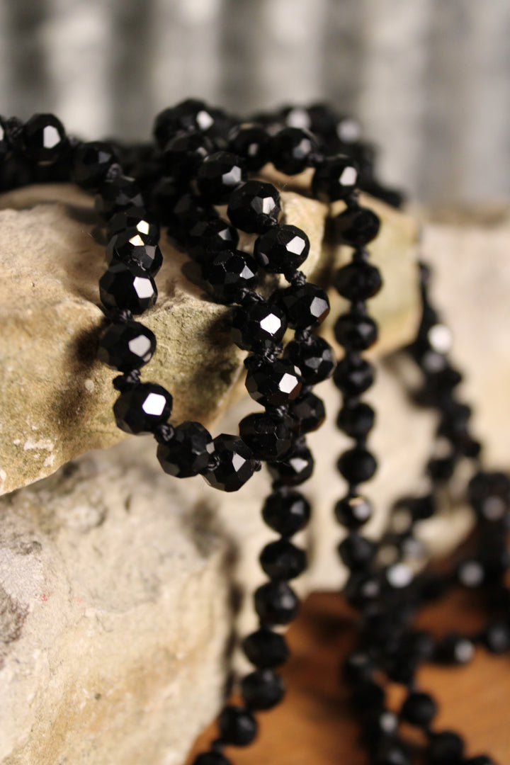 Sparkle And Shine Onyx Necklace