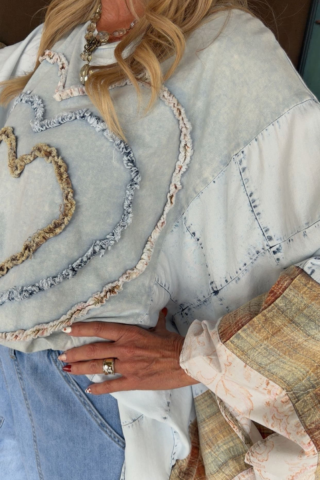 Sweetheart Patchwork Poncho