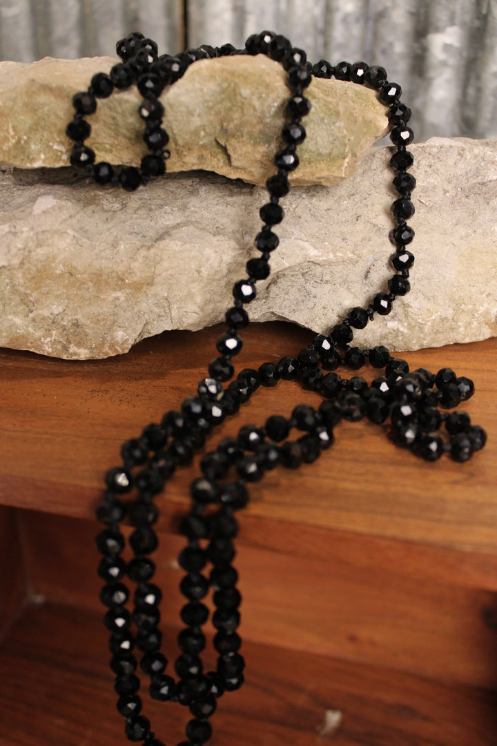 Sparkle And Shine Onyx Necklace