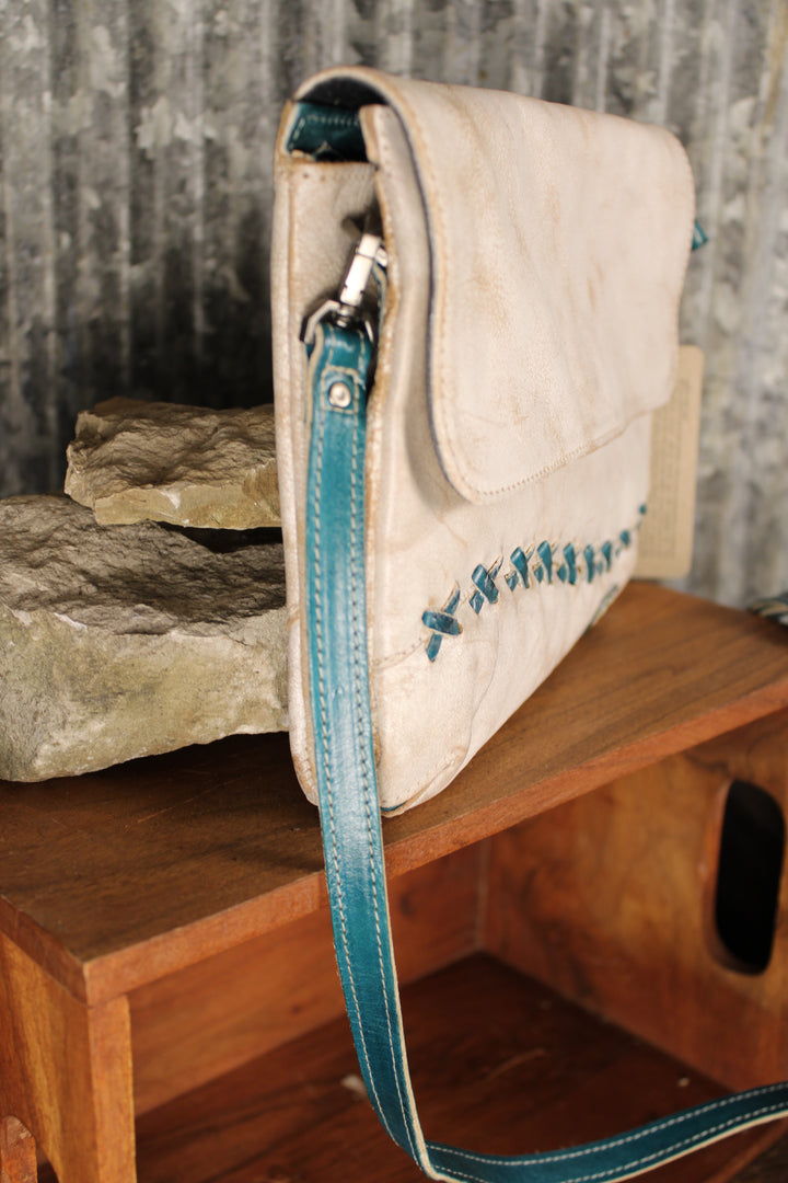 Bed|Stu Cleo Nectar Lux Arctic Teal Rustic Handbag
