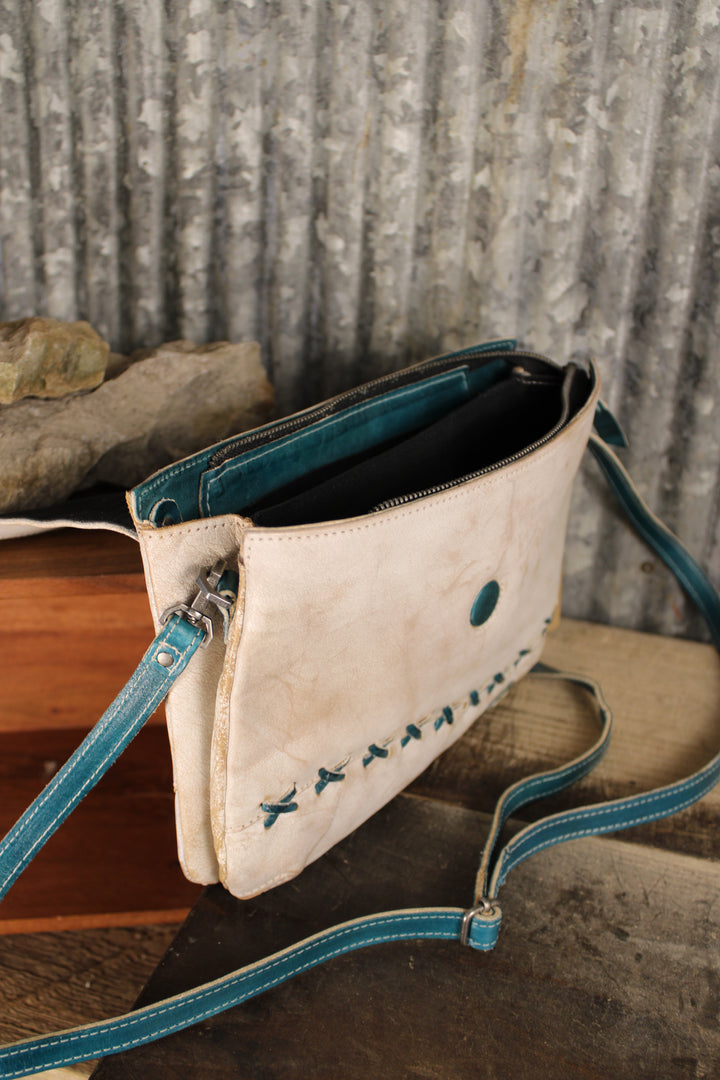 Bed|Stu Cleo Nectar Lux Arctic Teal Rustic Handbag