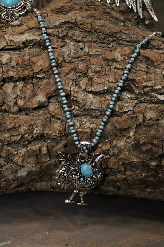 Happy Rooster Necklace