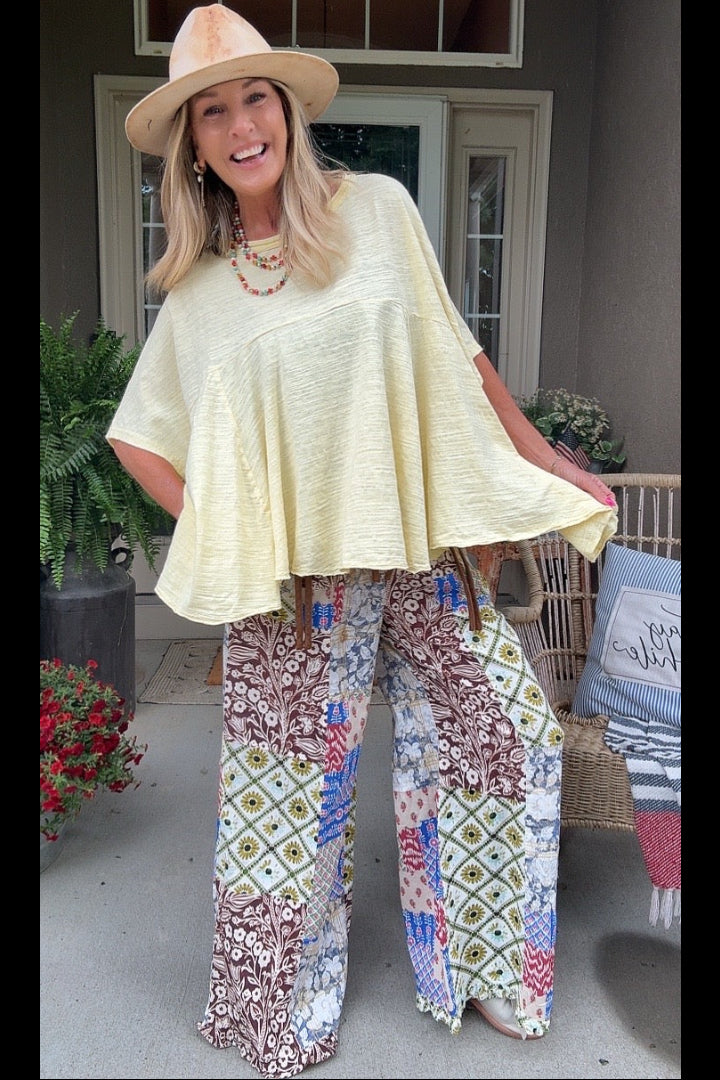Countryside Patchwork Pants