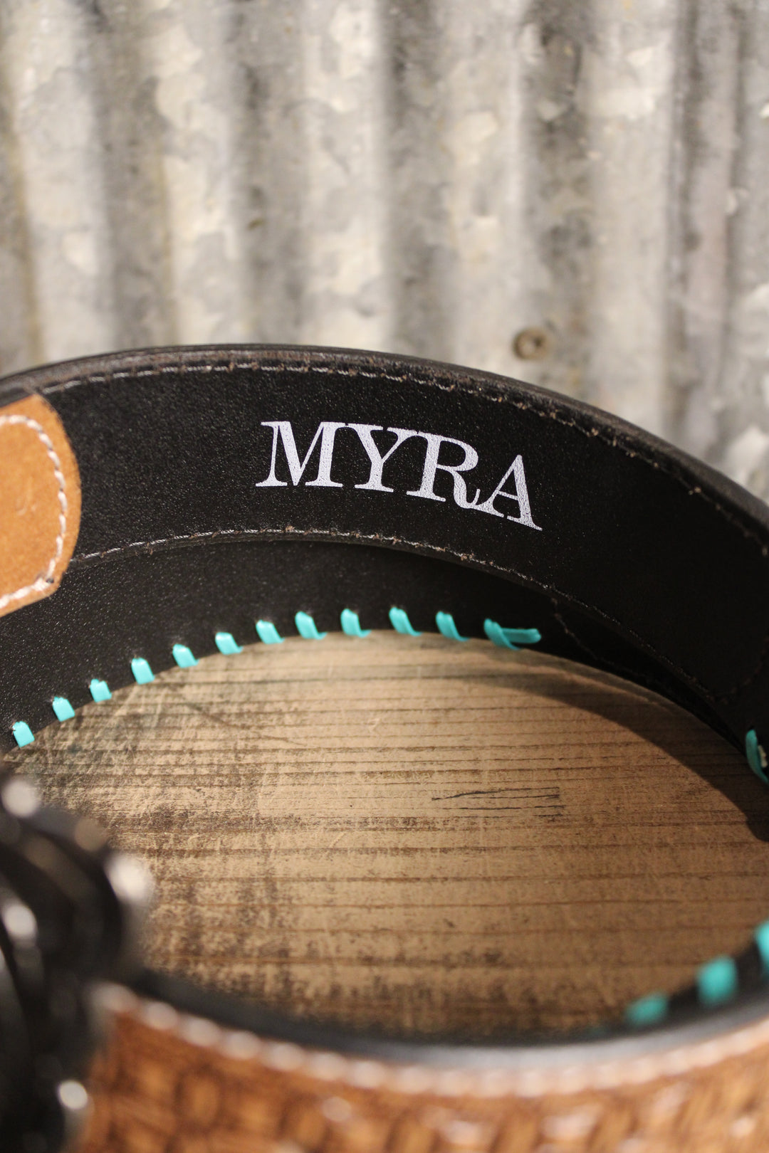 Tropical Forest Leather Belt