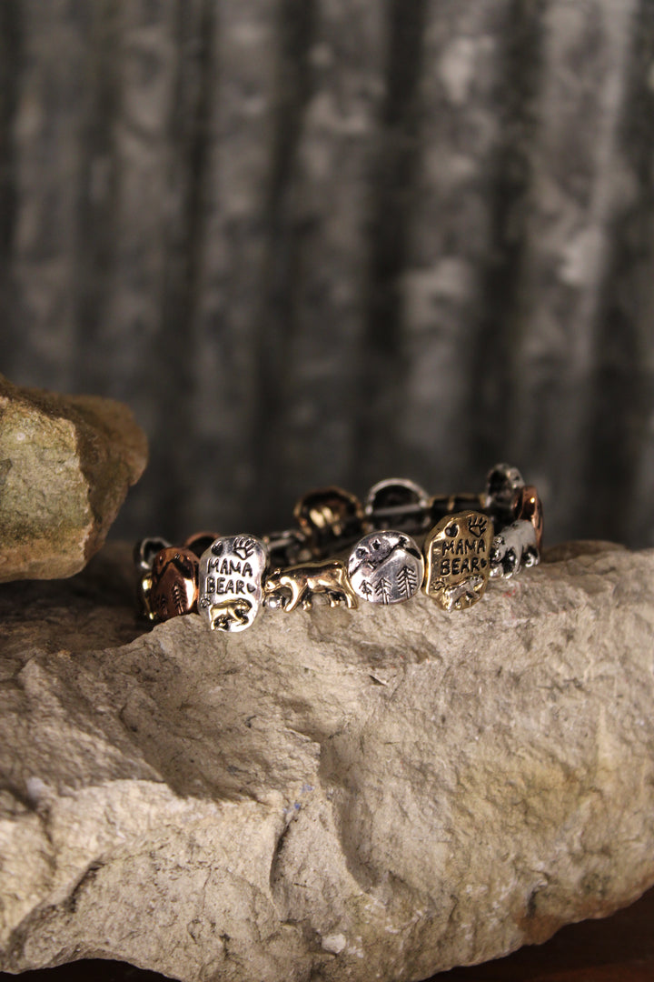 Mama Bear Wilderness Stretch Bracelet