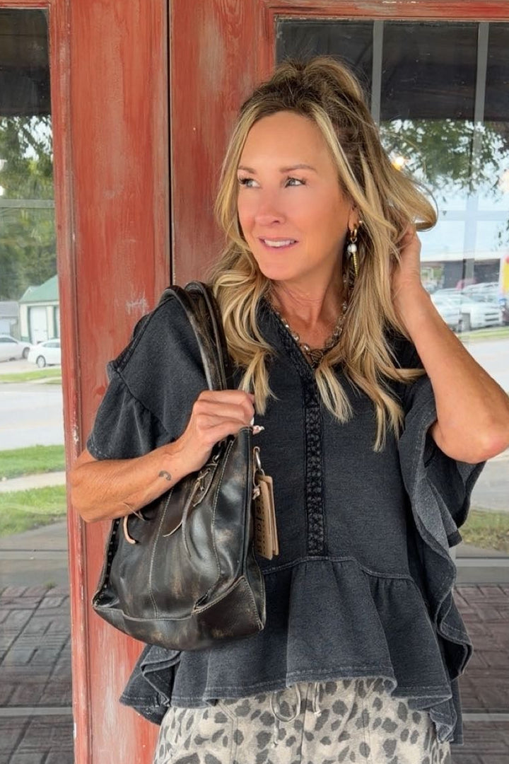 Bed|Stu Rockababy Black Hand Wash Handbag