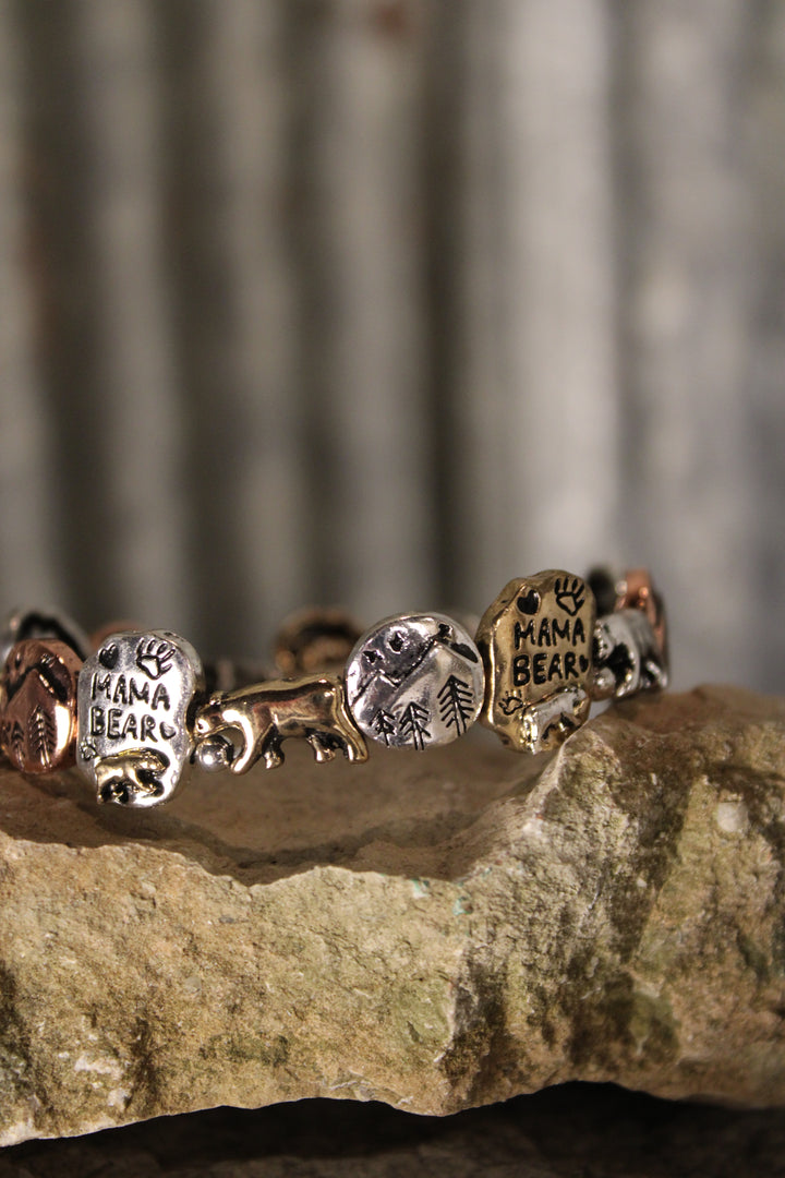 Mama Bear Wilderness Stretch Bracelet