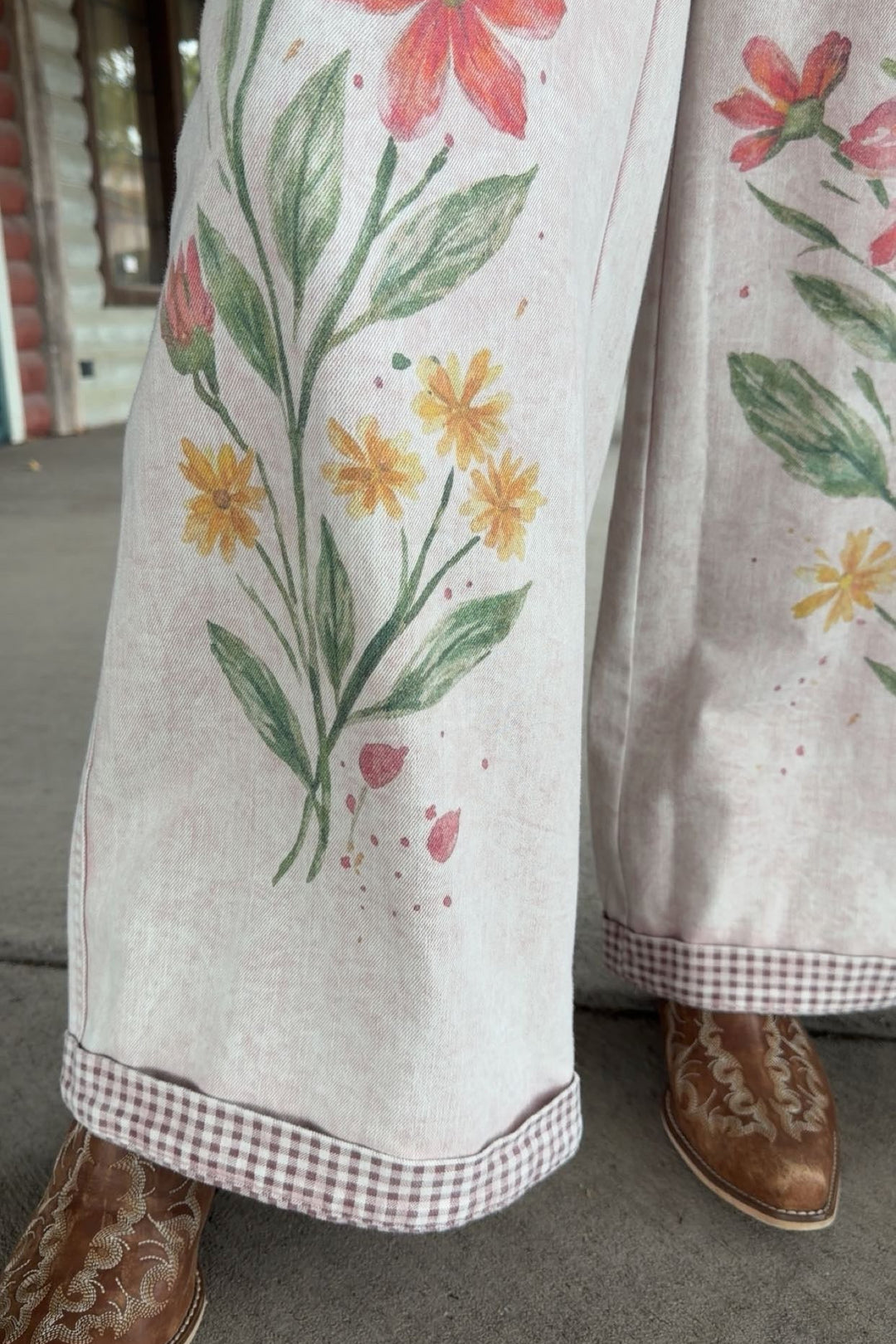 Painted Petal Pink Jeans