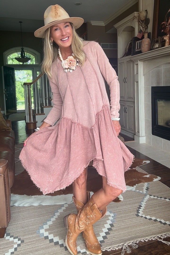 San Pedro Sugar Rose Tunic