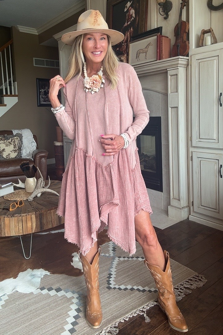San Pedro Sugar Rose Tunic