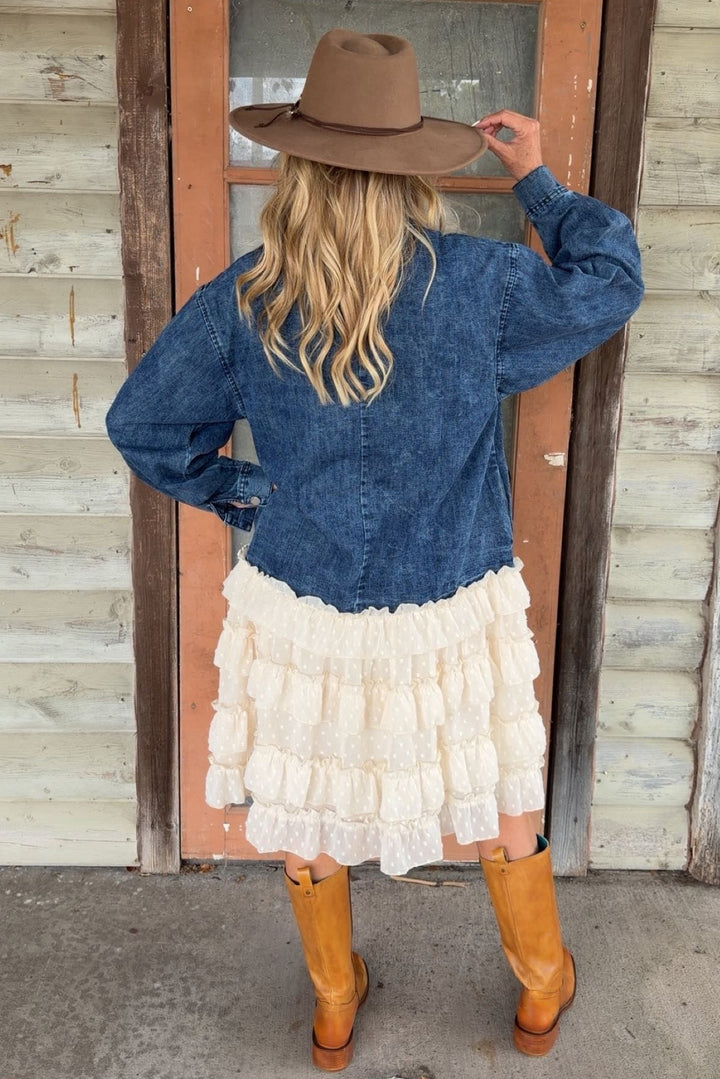 Country Charm Denim Dress