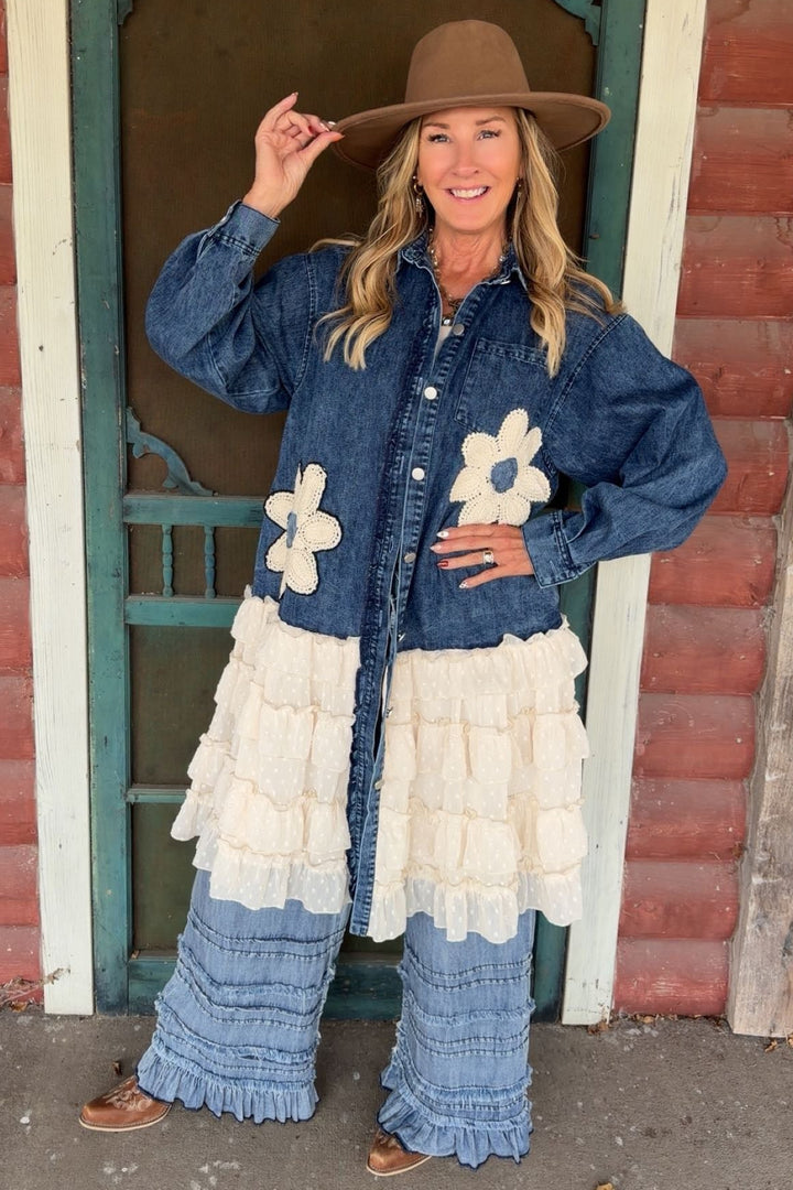 Country Charm Denim Dress