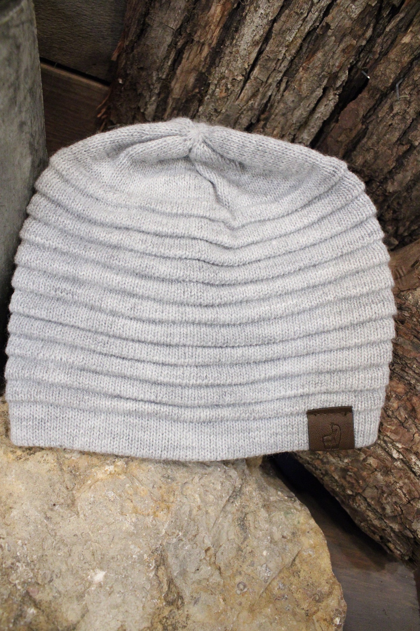 Alpaca Grey Beanie