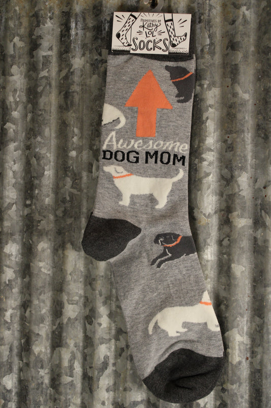Awesome Dog Mom Socks
