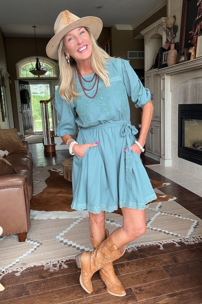 Talullah Teal Dress