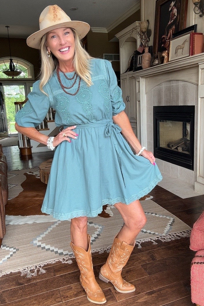 Talullah Teal Dress