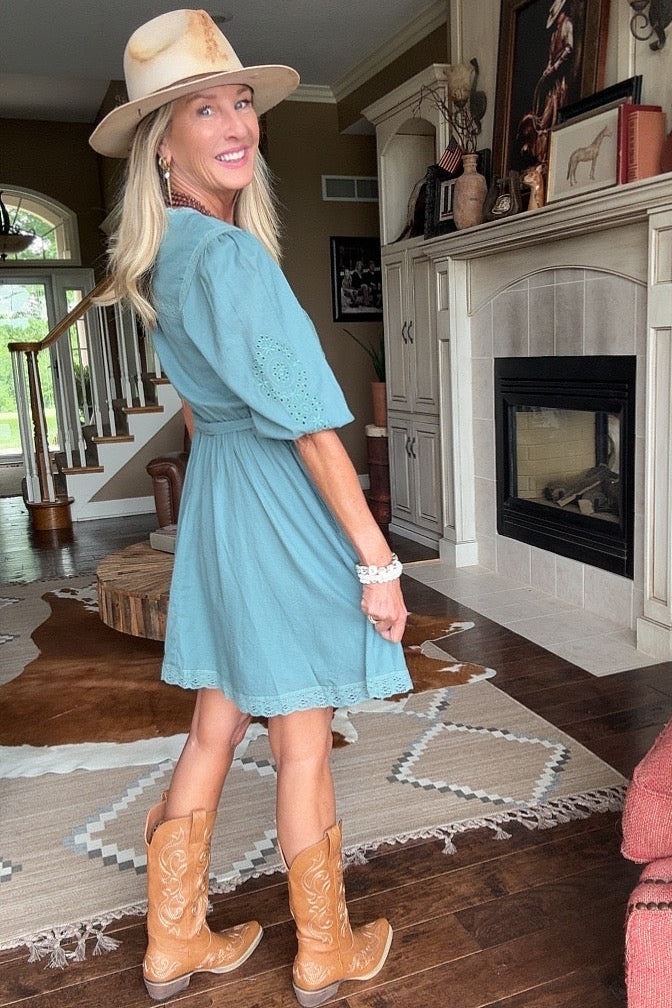 Talullah Teal Dress