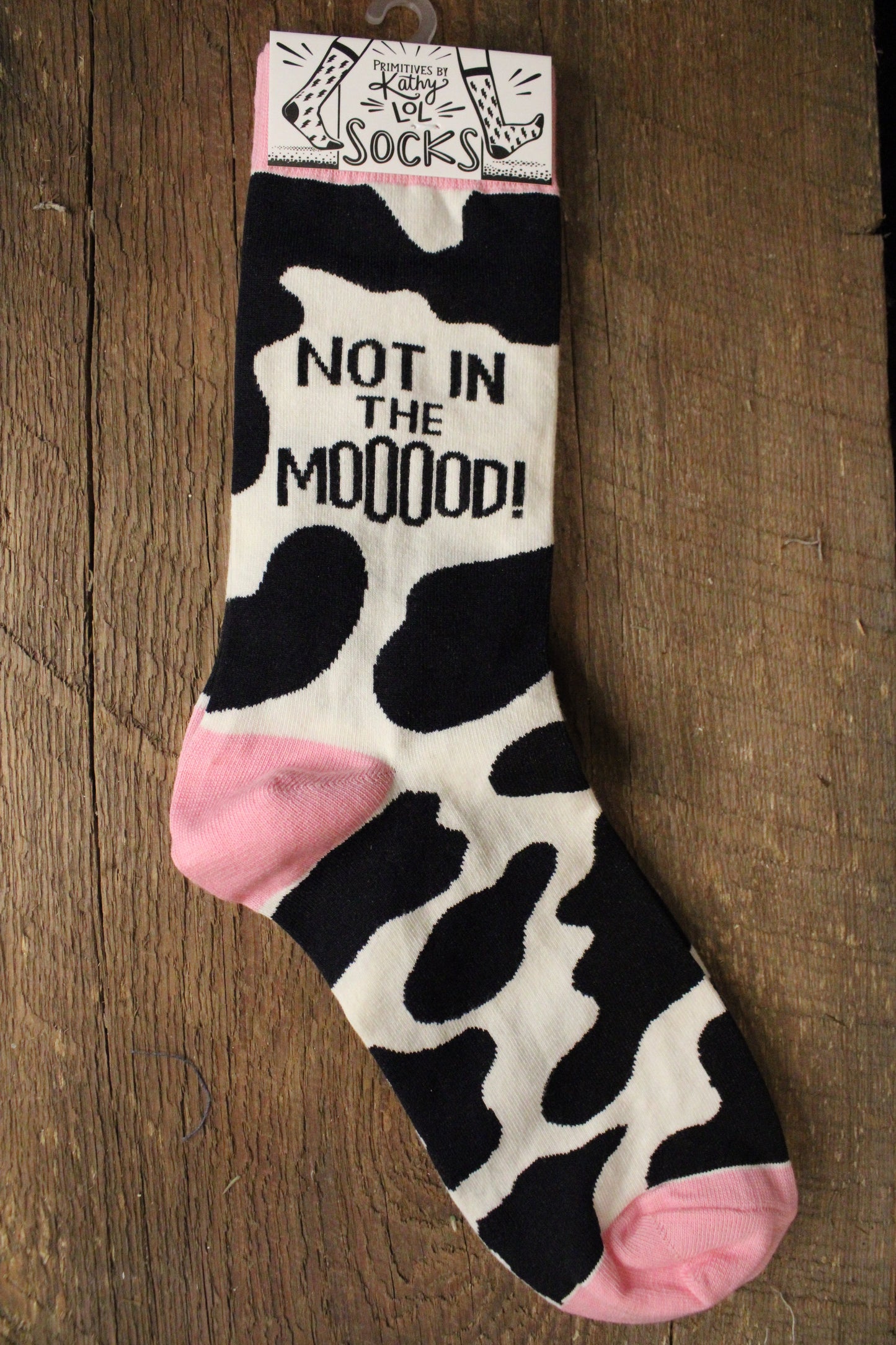 Not In The Mooood Socks