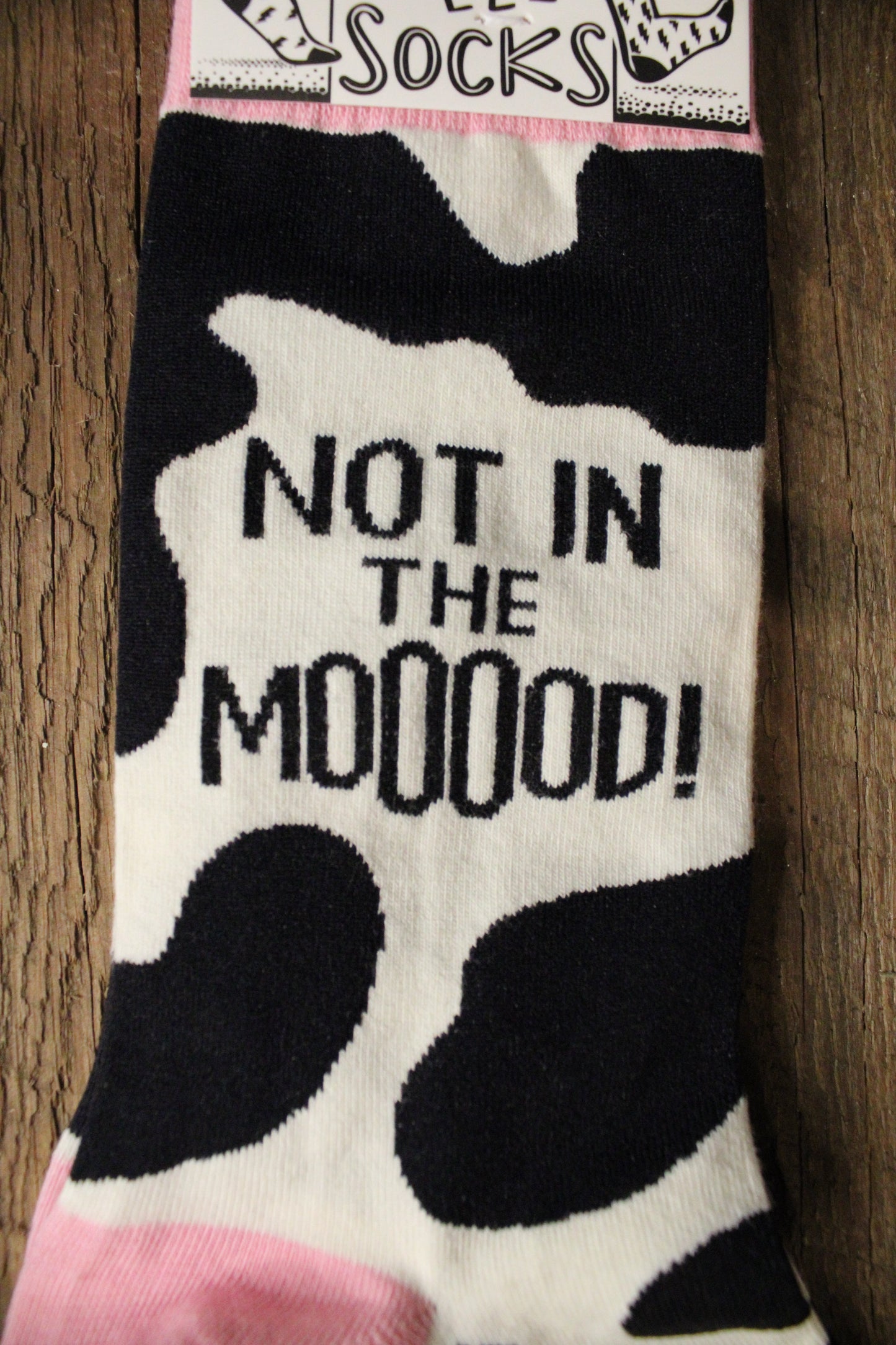 Not In The Mooood Socks