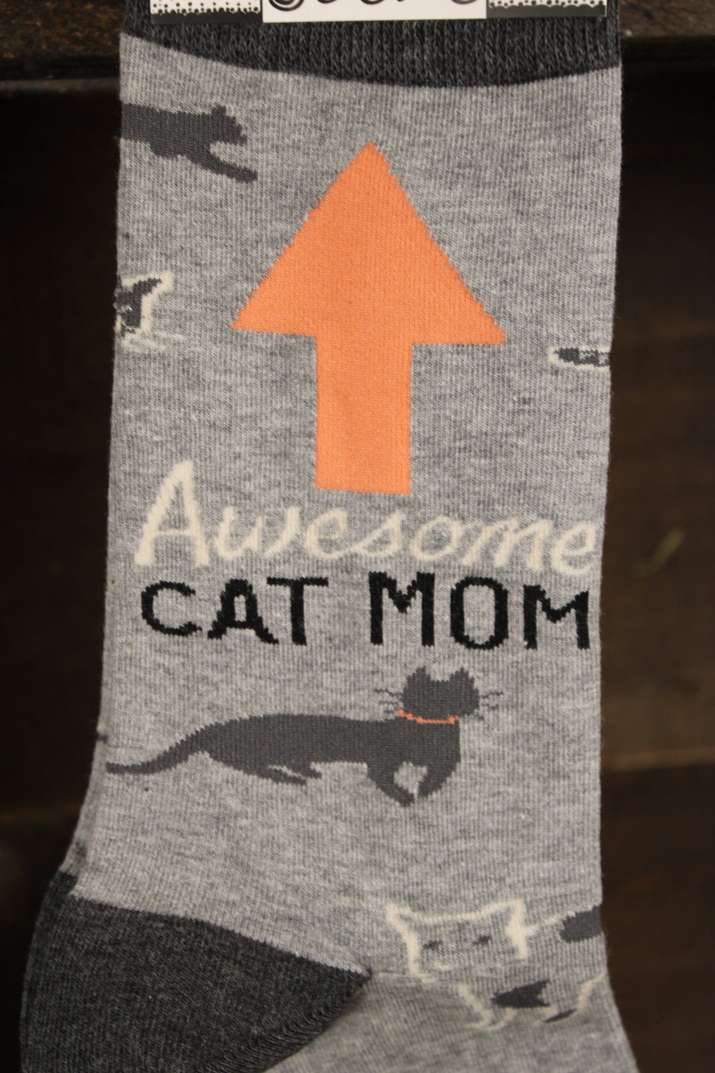 Awesome Cat Mom Socks