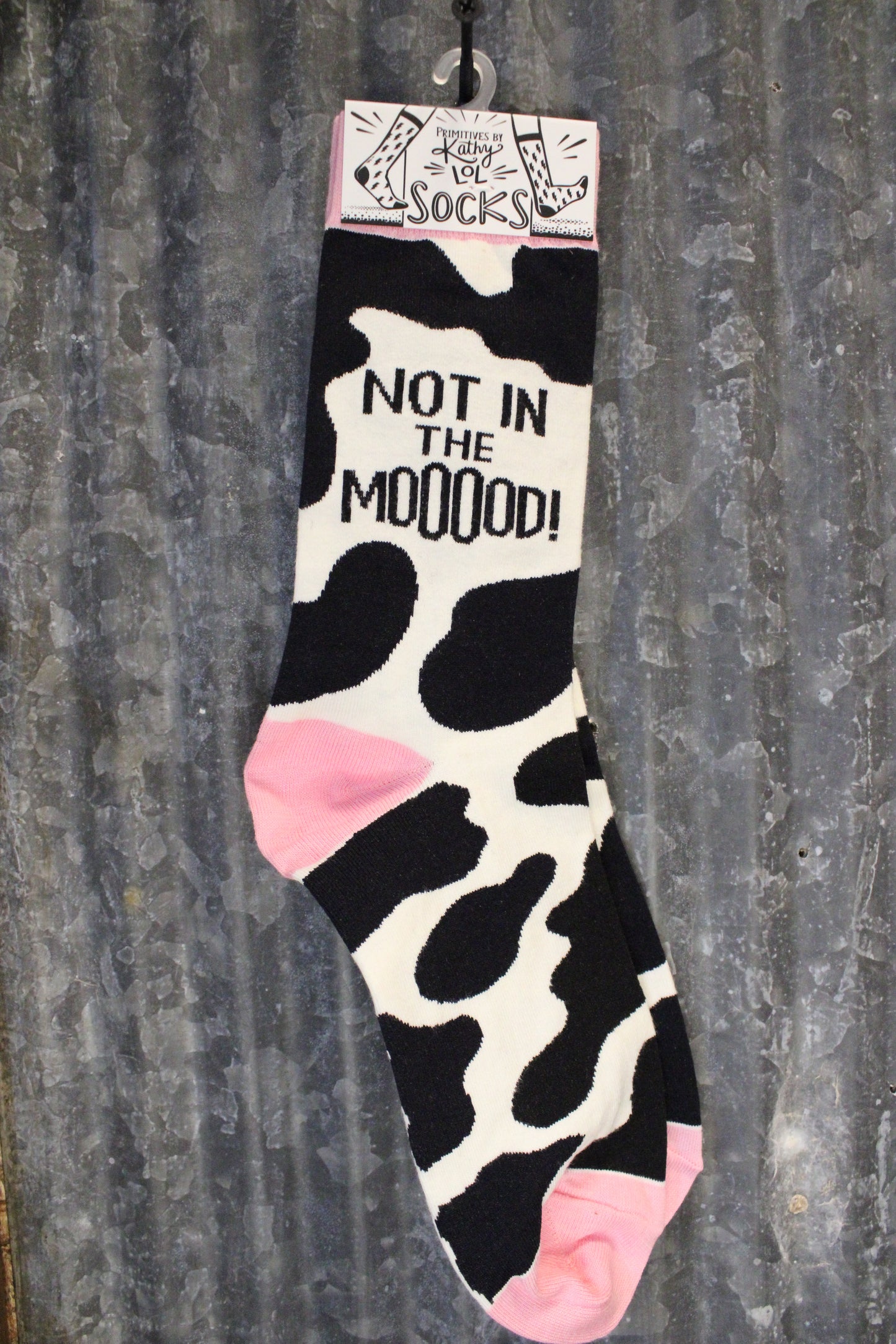 Not In The Mooood Socks