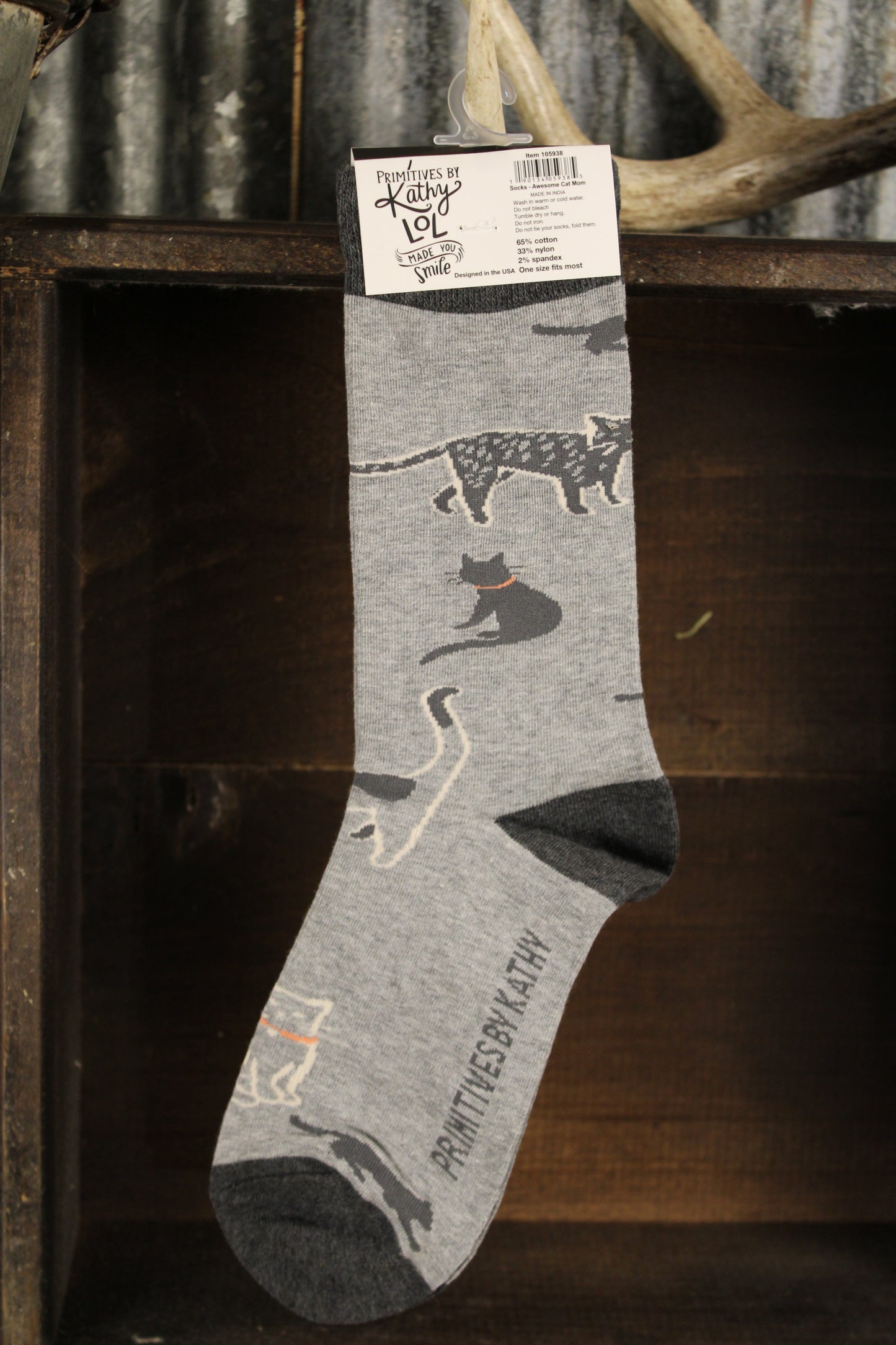 Awesome Cat Mom Socks