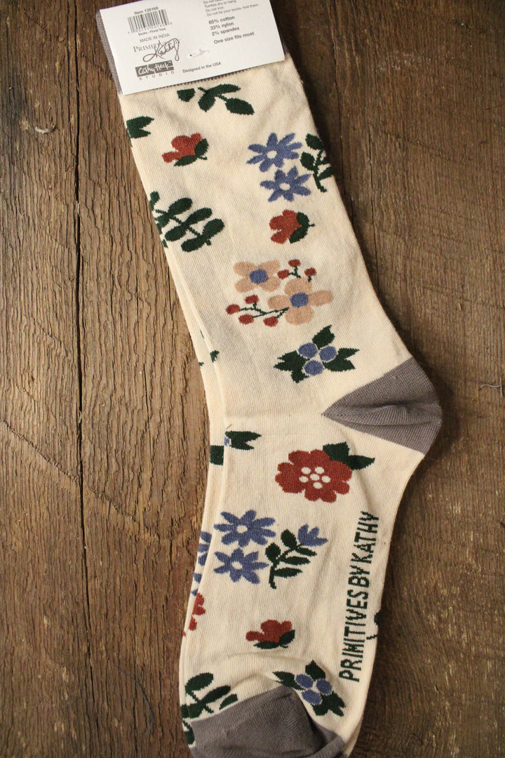 Floral Toss Socks