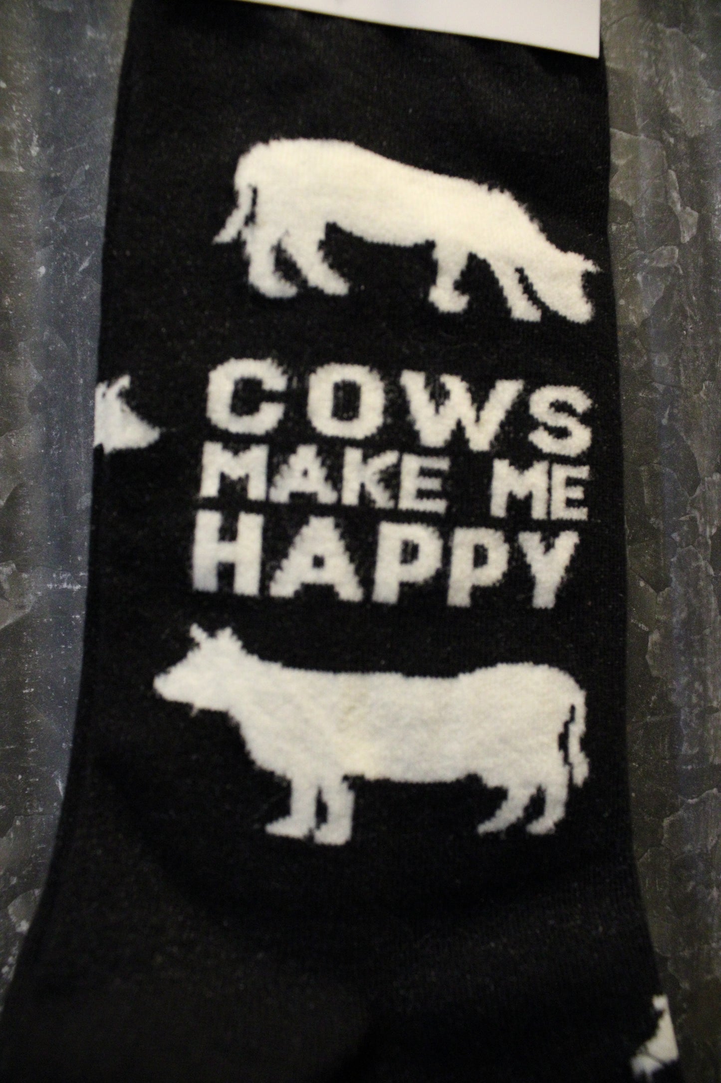 Cows Make Me Happy Socks