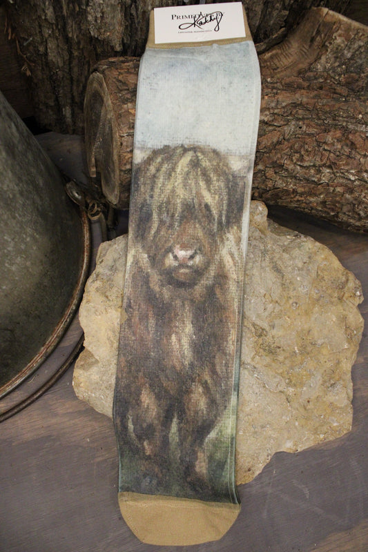 Buttery Soft Highland Cow Socks