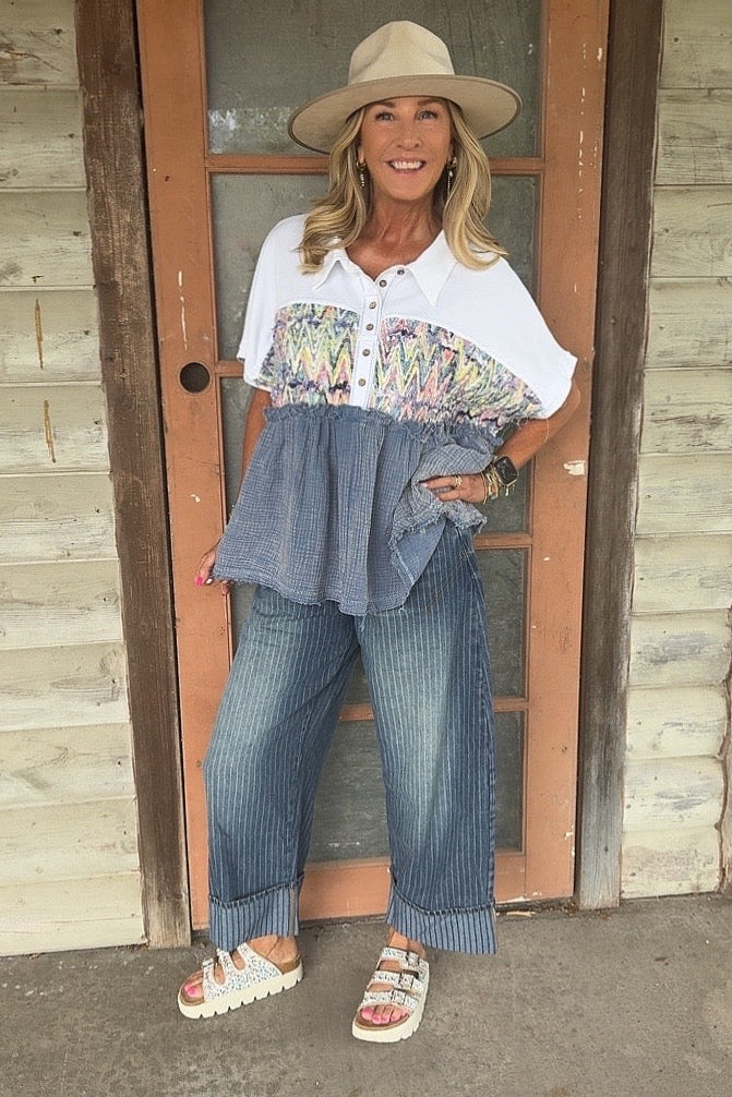 Confetti Canyon Casual Top