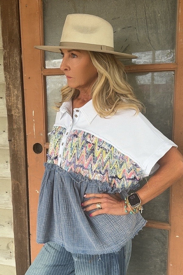 Confetti Canyon Casual Top