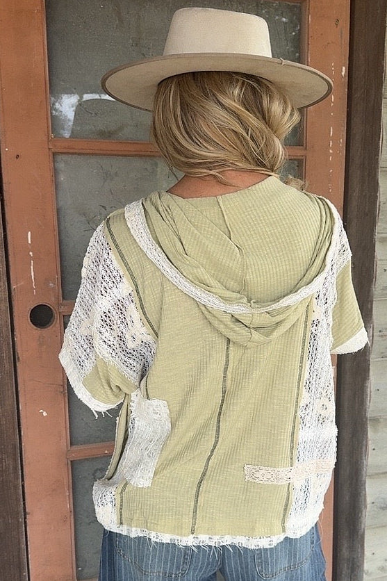 Cactus & Lace Sage Casual Hoodie