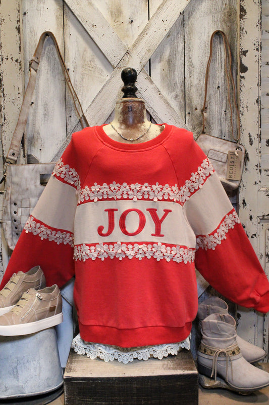 Joy Blooms Cotton Sweatshirt