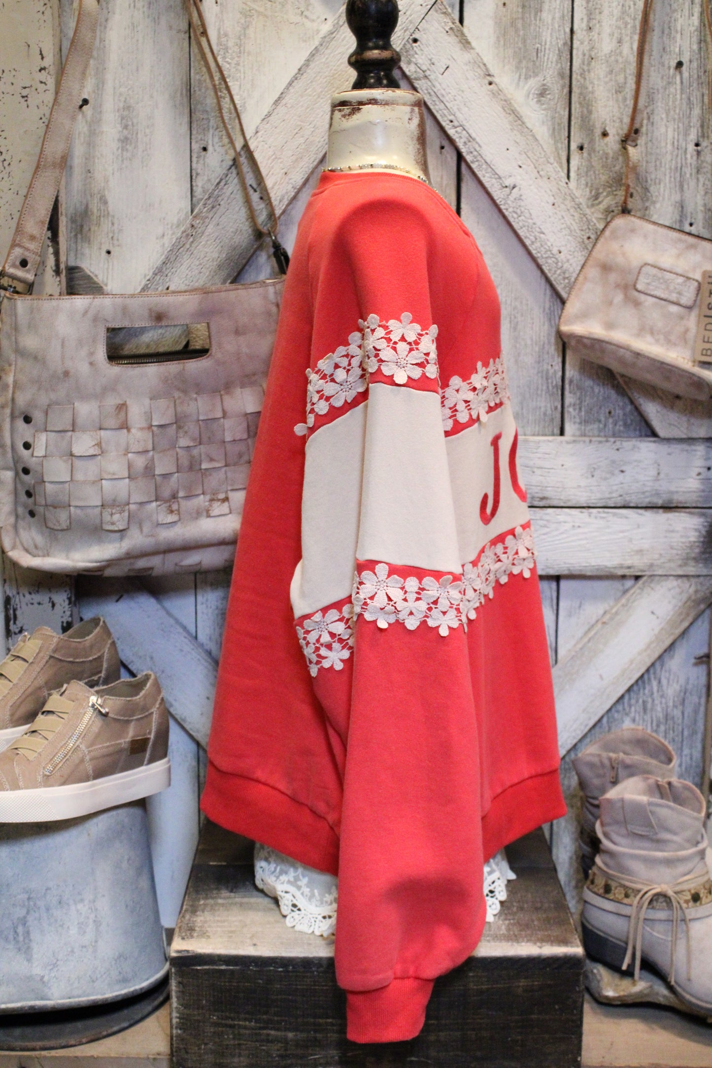 Joy Blooms Cotton Sweatshirt