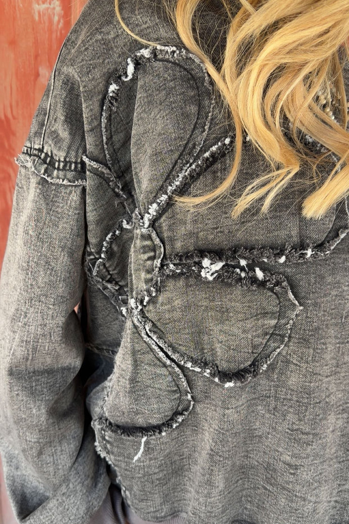 Midnight Daisy Sweatshirt Top