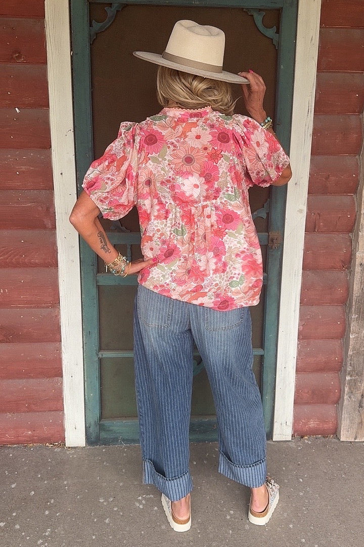 Park Avenue Denim Barrel Capris