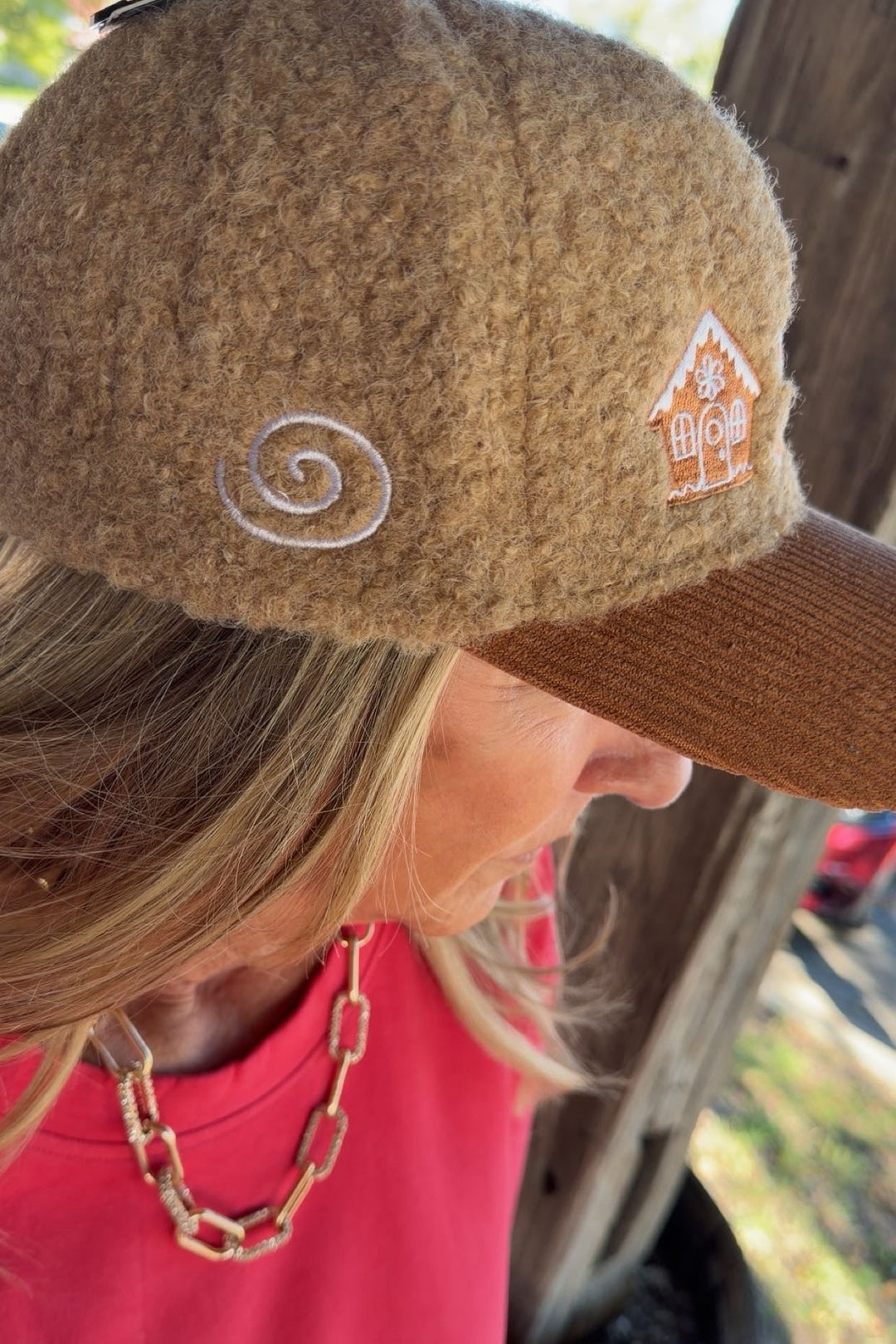 Gingerbread House Party Baseball Cap