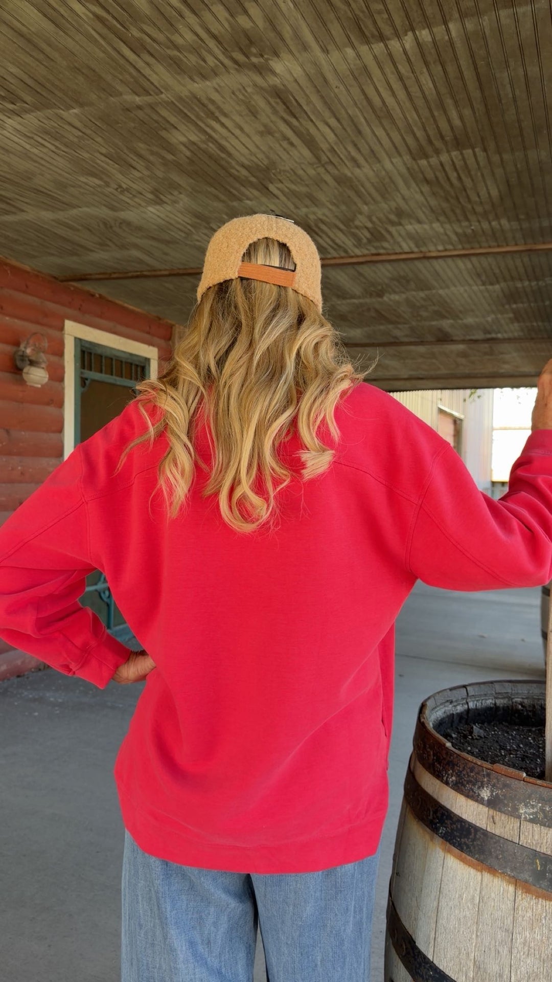 Silky Soft Winter Berry Sweatshirt