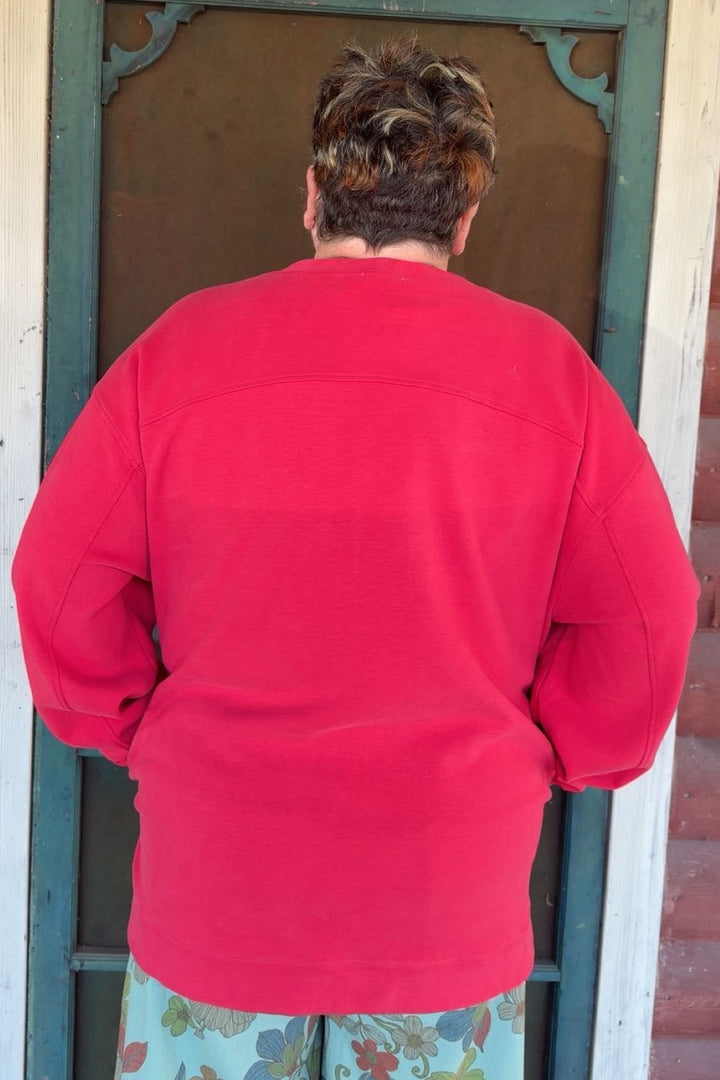 Silky Soft Winter Berry Sweatshirt