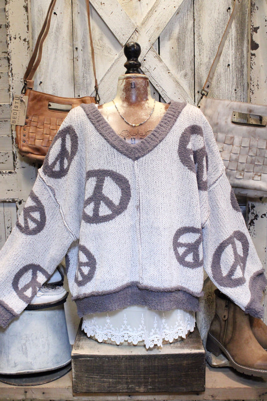 Peace & Cozy Sweater