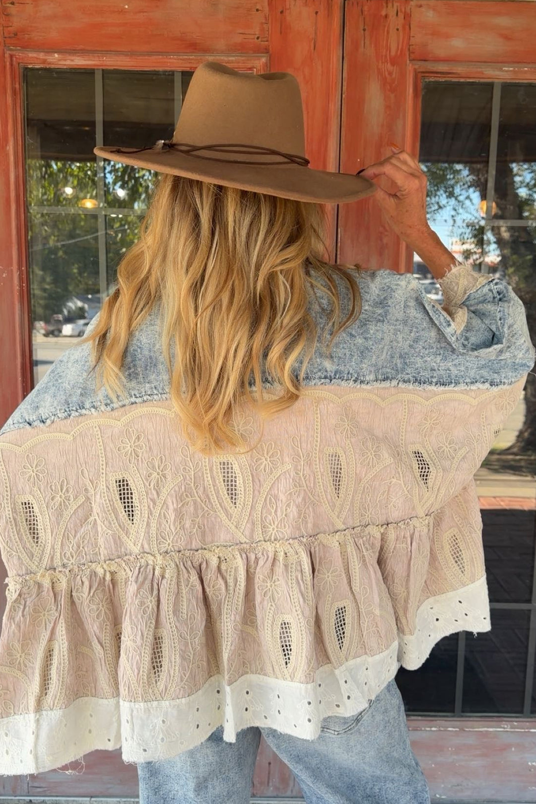 Vintage Charm Eyelet Blouse