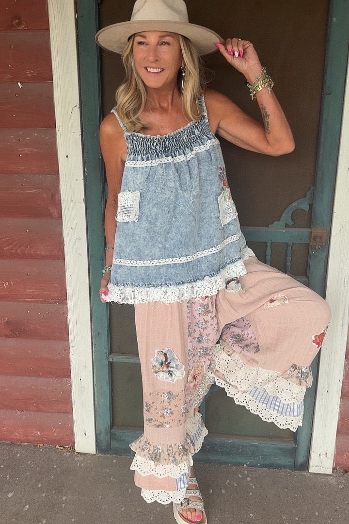 Rustic Romance Cotton Pants