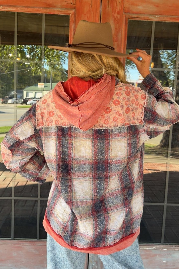 Woodland Flannel Hooded Jacket