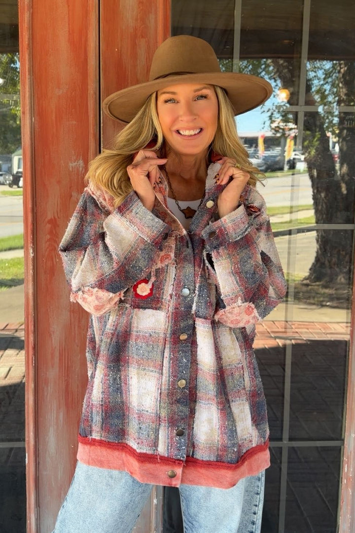 Woodland Flannel Hooded Jacket