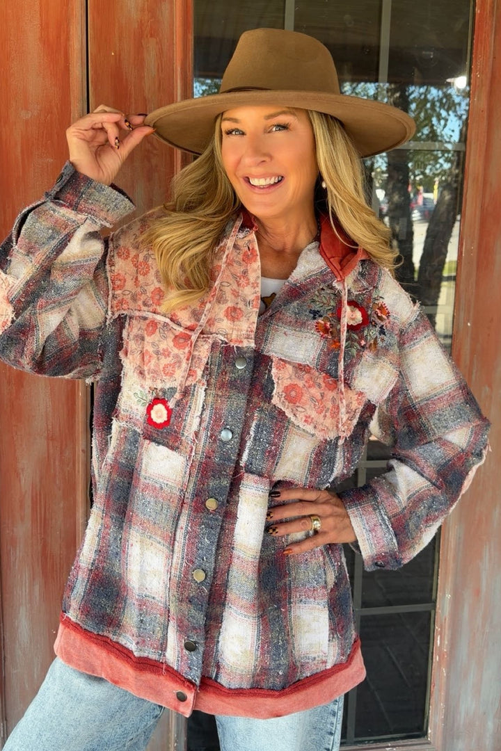 Woodland Flannel Hooded Jacket