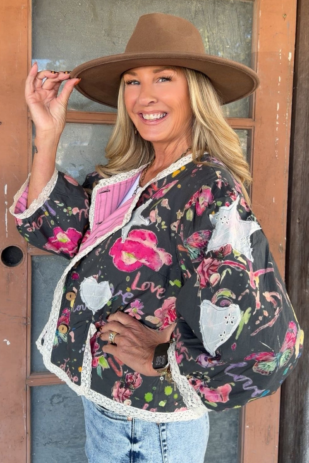 Love Blossom Cotton Cardigan