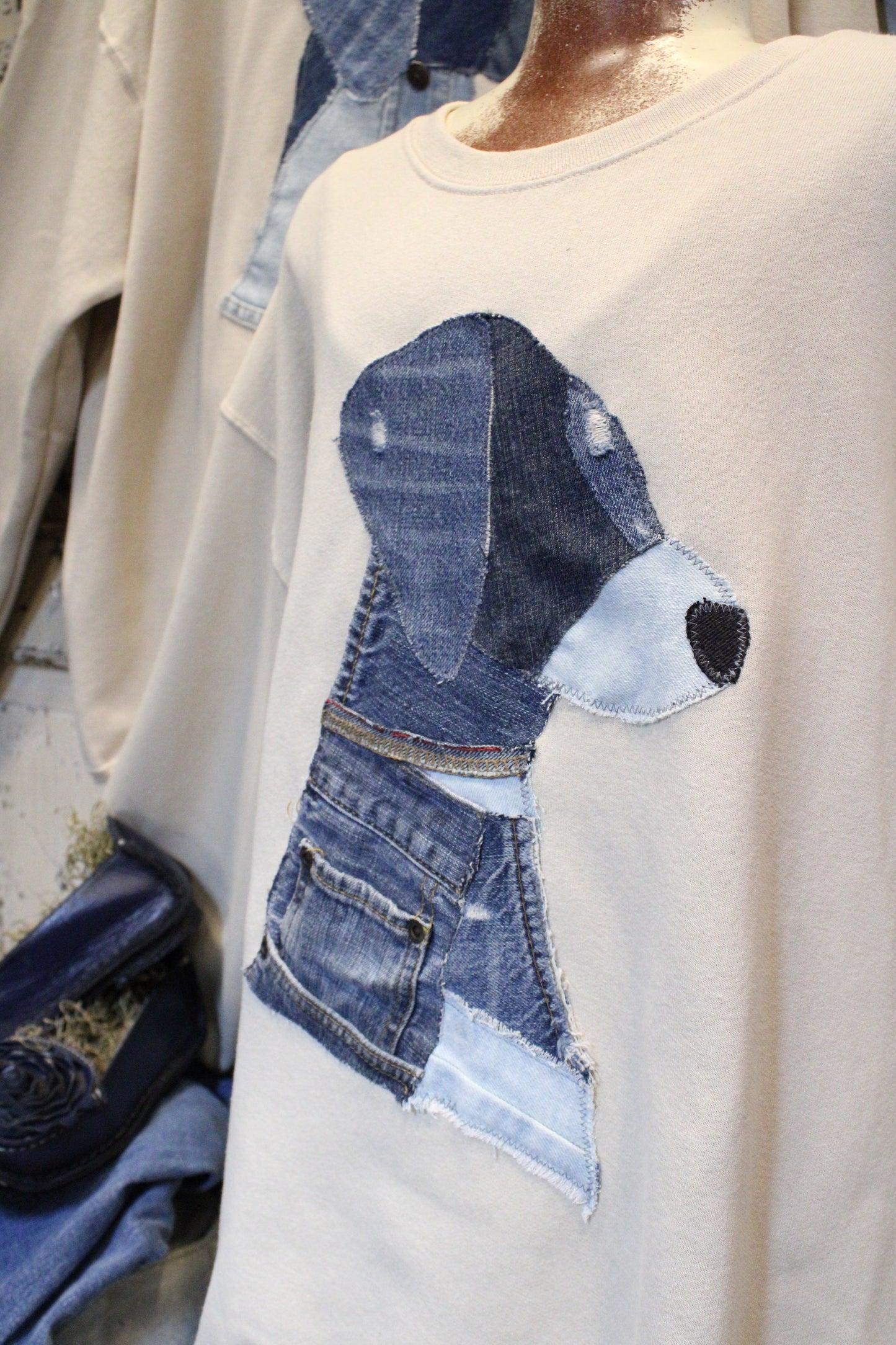 FGO Rustic Rover Handmade Applique Sweatshirt