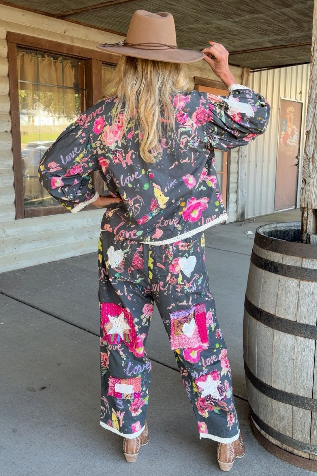 Love Blossom Cotton Pants