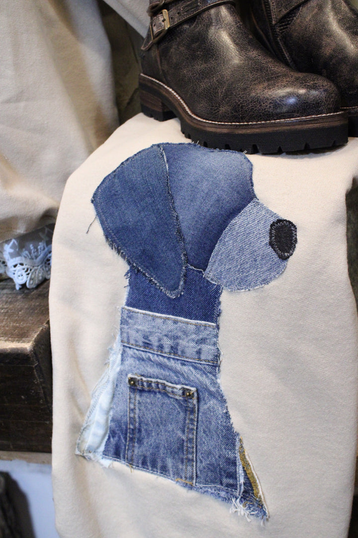 FGO Rustic Rover Handmade Applique Sweatshirt